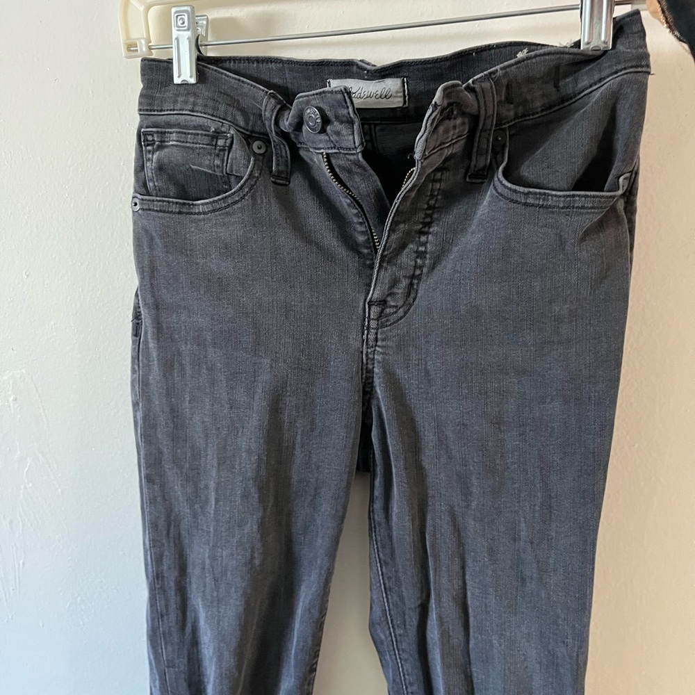 Black/charcoal jeans from madewell